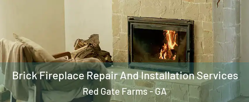 Brick Fireplace Repair And Installation Services Red Gate Farms - GA