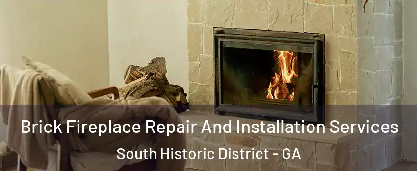 Brick Fireplace Repair And Installation Services South Historic District - GA
