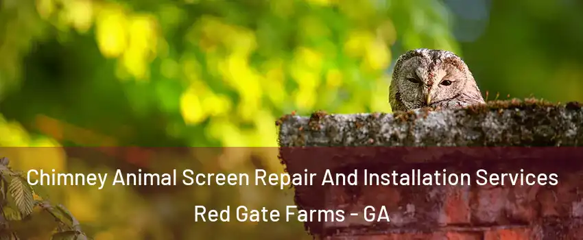 Chimney Animal Screen Repair And Installation Services Red Gate Farms - GA