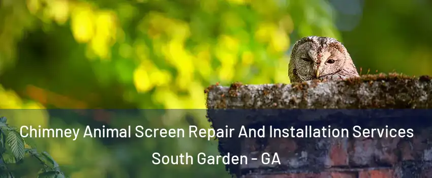 Chimney Animal Screen Repair And Installation Services South Garden - GA