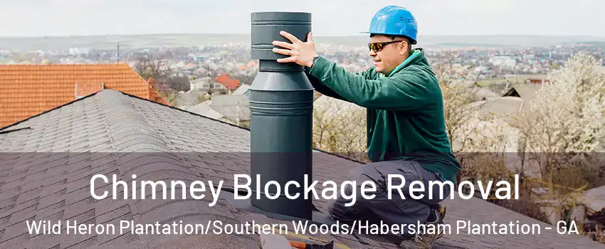 Chimney Blockage Removal Wild Heron Plantation/Southern Woods/Habersham Plantation - GA
