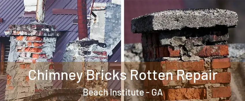 Chimney Bricks Rotten Repair Beach Institute - GA
