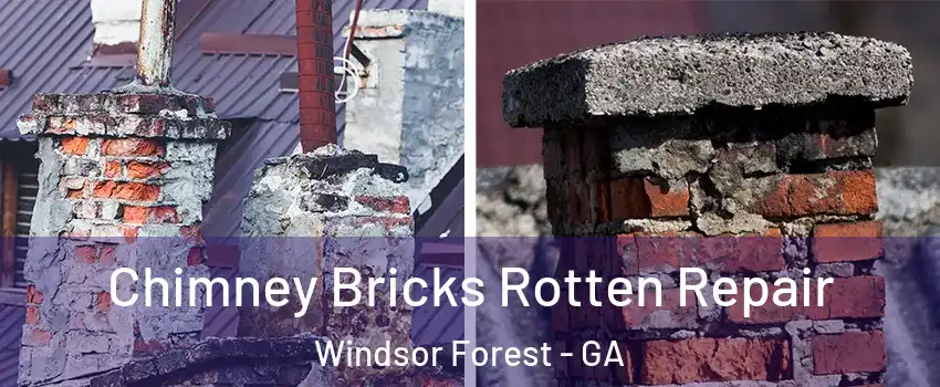 Chimney Bricks Rotten Repair Windsor Forest - GA