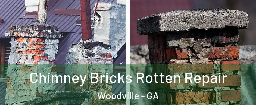 Chimney Bricks Rotten Repair Woodville - GA