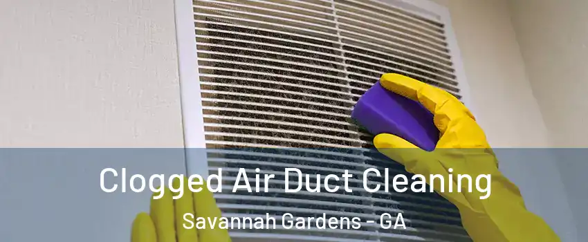 Clogged Air Duct Cleaning Savannah Gardens - GA