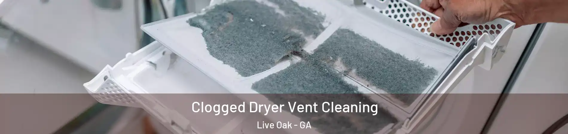 Clogged Dryer Vent Cleaning Live Oak - GA