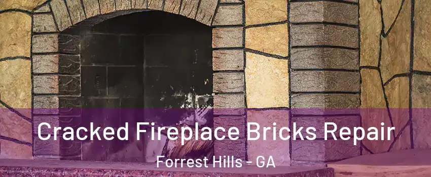 Cracked Fireplace Bricks Repair Forrest Hills - GA