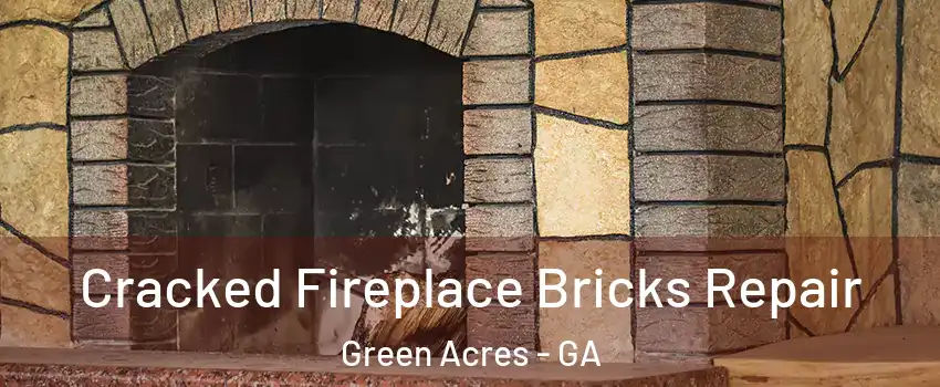 Cracked Fireplace Bricks Repair Green Acres - GA