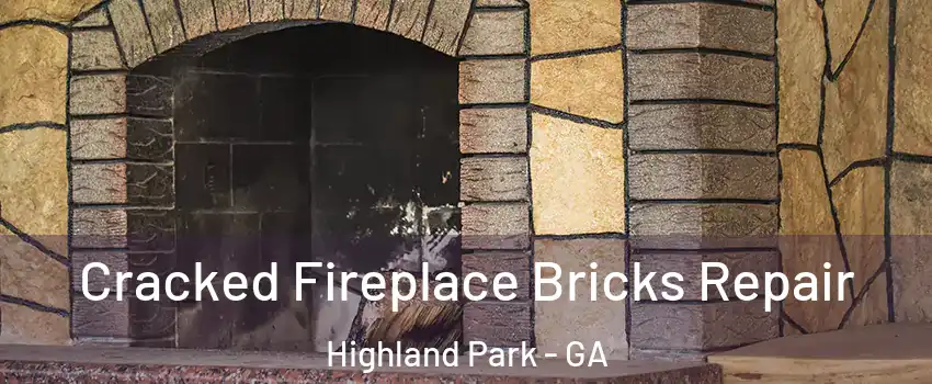 Cracked Fireplace Bricks Repair Highland Park - GA