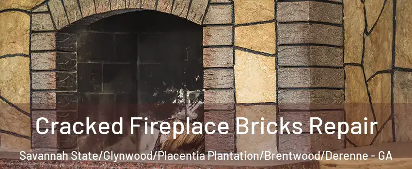 Cracked Fireplace Bricks Repair Savannah State/Glynwood/Placentia Plantation/Brentwood/Derenne - GA