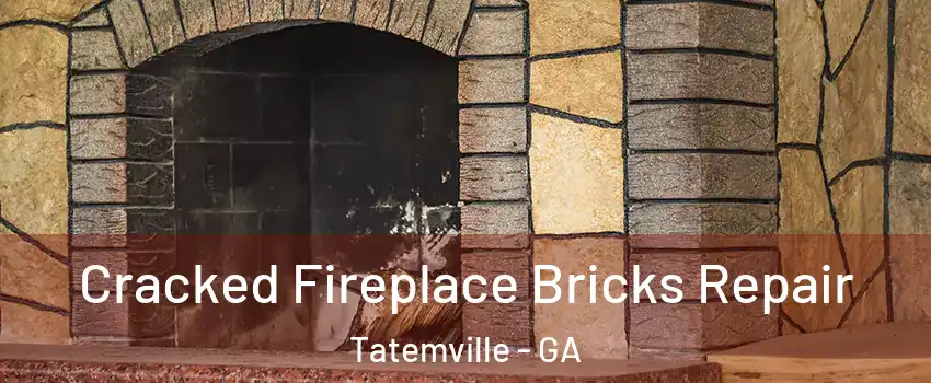 Cracked Fireplace Bricks Repair Tatemville - GA