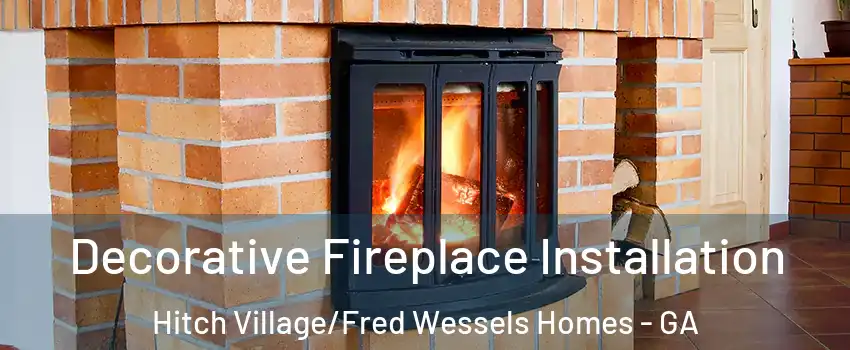 Decorative Fireplace Installation Hitch Village/Fred Wessels Homes - GA