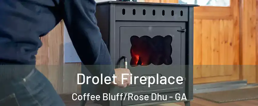 Drolet Fireplace Coffee Bluff/Rose Dhu - GA