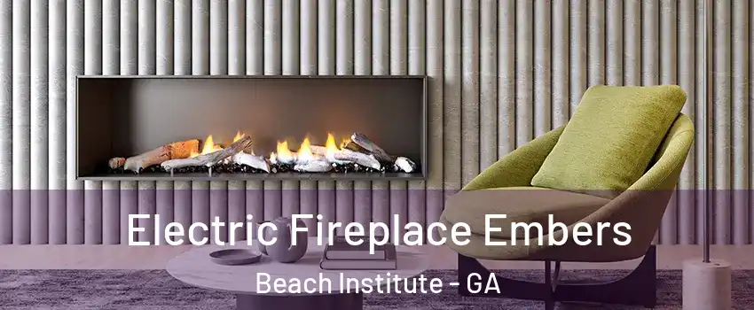 Electric Fireplace Embers Beach Institute - GA