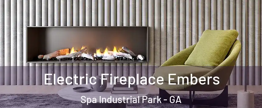 Electric Fireplace Embers Spa Industrial Park - GA