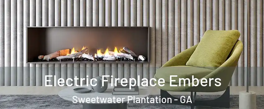 Electric Fireplace Embers Sweetwater Plantation - GA