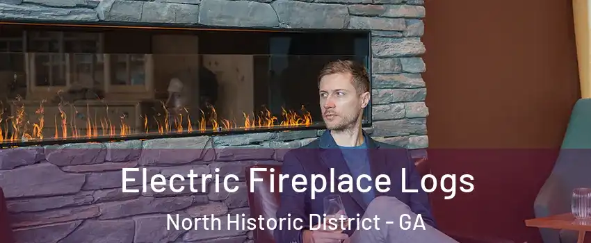 Electric Fireplace Logs North Historic District - GA