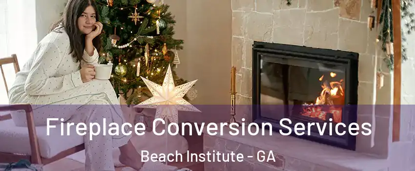 Fireplace Conversion Services Beach Institute - GA