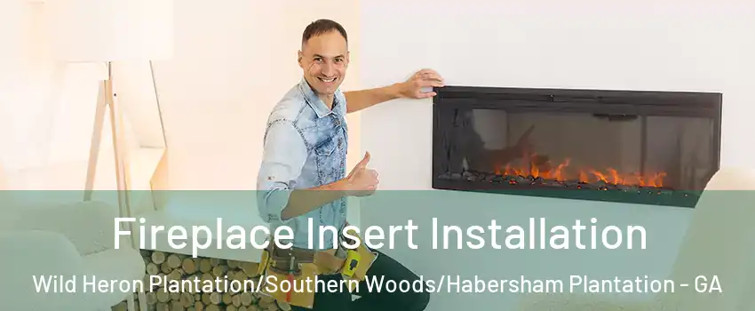 Fireplace Insert Installation Wild Heron Plantation/Southern Woods/Habersham Plantation - GA