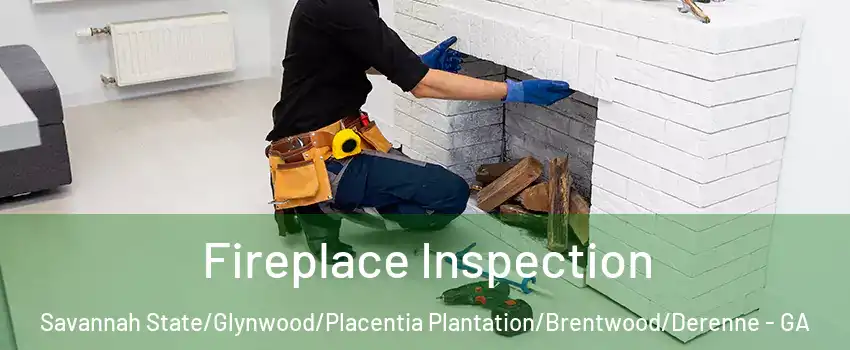 Fireplace Inspection Savannah State/Glynwood/Placentia Plantation/Brentwood/Derenne - GA