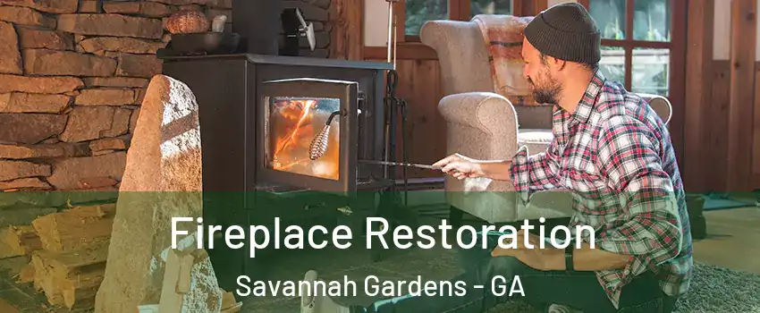 Fireplace Restoration Savannah Gardens - GA