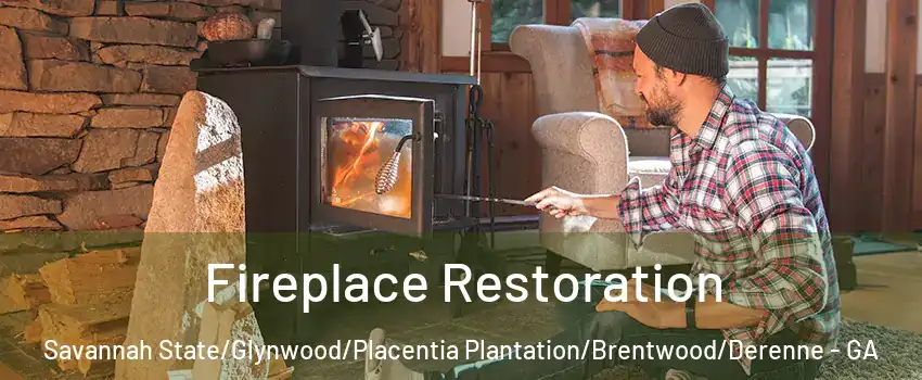 Fireplace Restoration Savannah State/Glynwood/Placentia Plantation/Brentwood/Derenne - GA