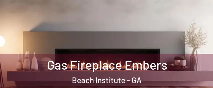 Gas Fireplace Embers Beach Institute - GA