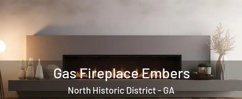 Gas Fireplace Embers North Historic District - GA
