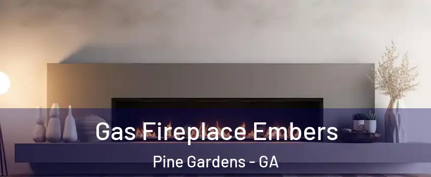 Gas Fireplace Embers Pine Gardens - GA