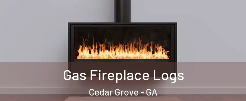 Gas Fireplace Logs Cedar Grove - GA