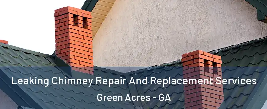 Leaking Chimney Repair And Replacement Services Green Acres - GA