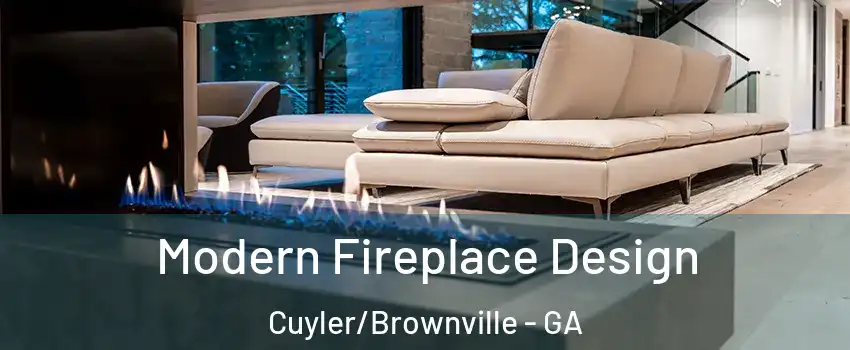 Modern Fireplace Design Cuyler/Brownville - GA