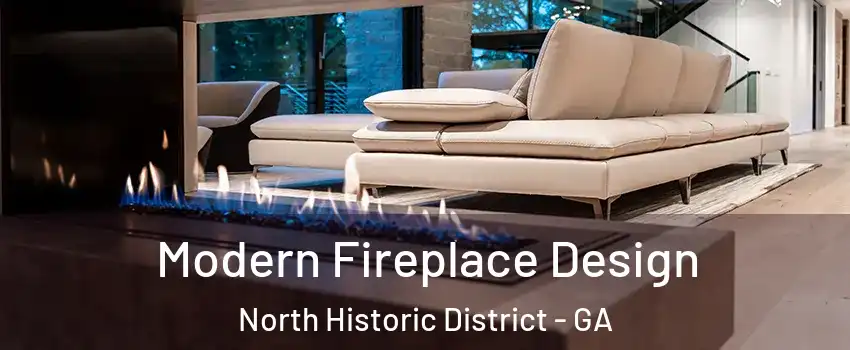 Modern Fireplace Design North Historic District - GA