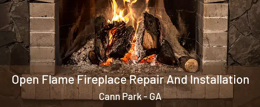 Open Flame Fireplace Repair And Installation Cann Park - GA