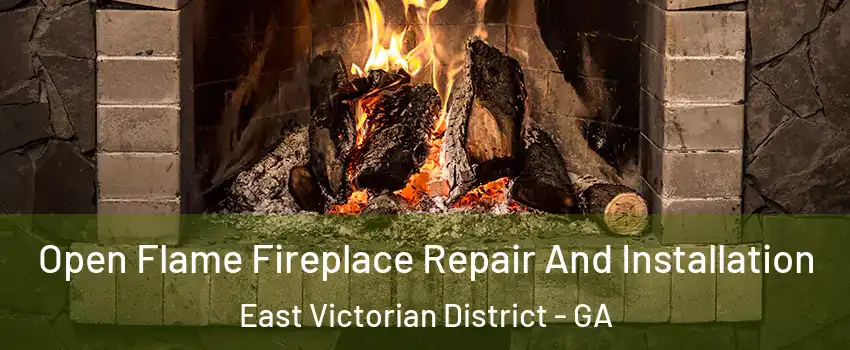 Open Flame Fireplace Repair And Installation East Victorian District - GA