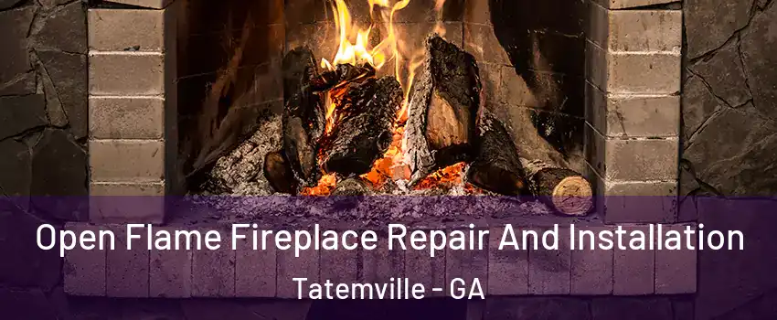 Open Flame Fireplace Repair And Installation Tatemville - GA