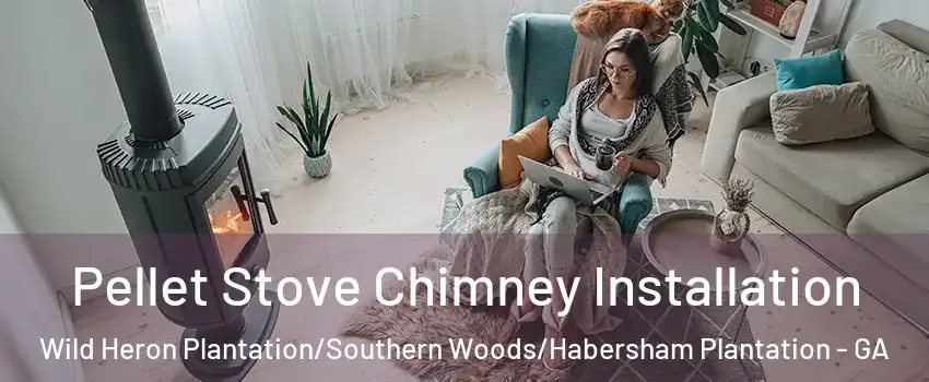 Pellet Stove Chimney Installation Wild Heron Plantation/Southern Woods/Habersham Plantation - GA