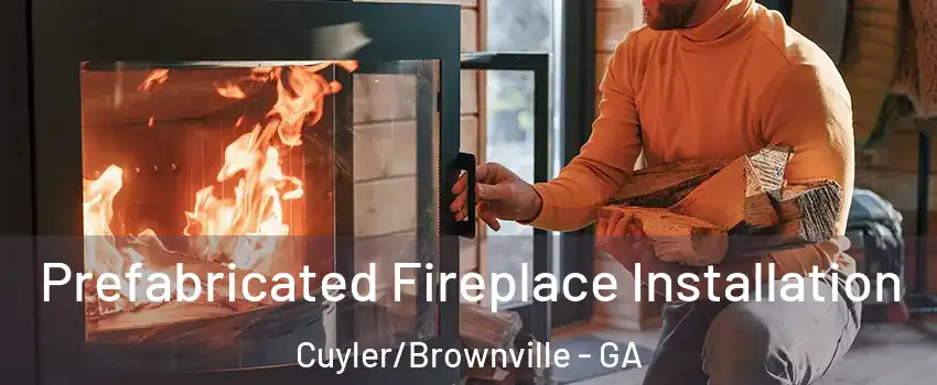 Prefabricated Fireplace Installation Cuyler/Brownville - GA