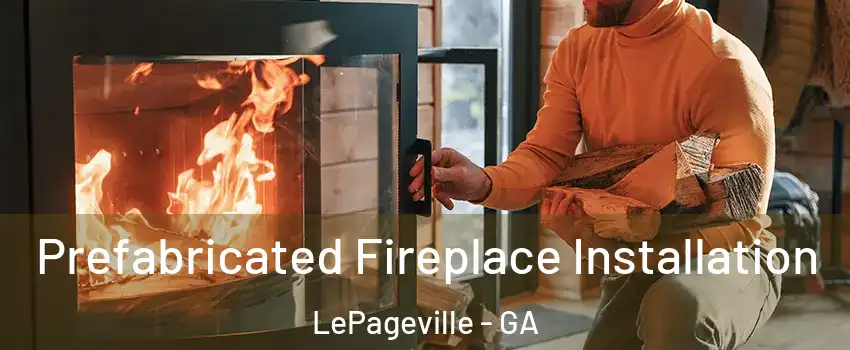 Prefabricated Fireplace Installation LePageville - GA