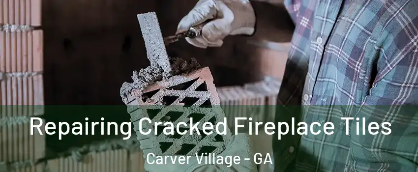 Repairing Cracked Fireplace Tiles Carver Village - GA