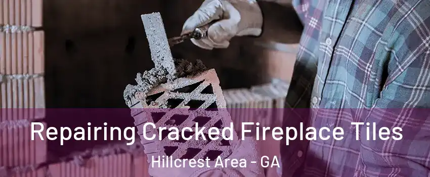 Repairing Cracked Fireplace Tiles Hillcrest Area - GA