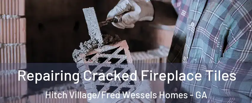 Repairing Cracked Fireplace Tiles Hitch Village/Fred Wessels Homes - GA