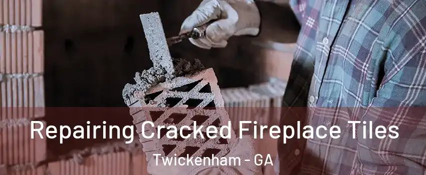 Repairing Cracked Fireplace Tiles Twickenham - GA