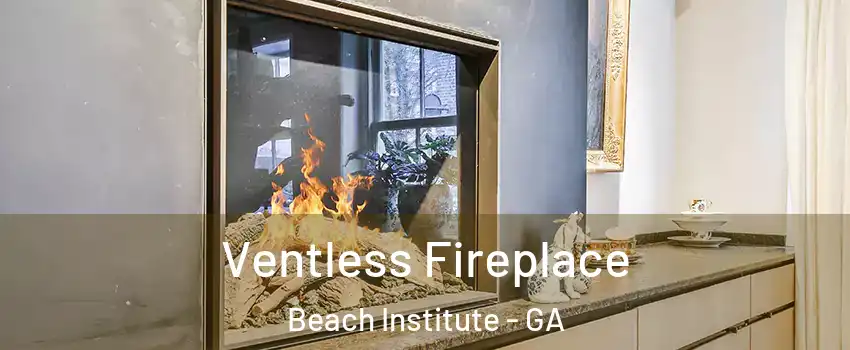 Ventless Fireplace Beach Institute - GA