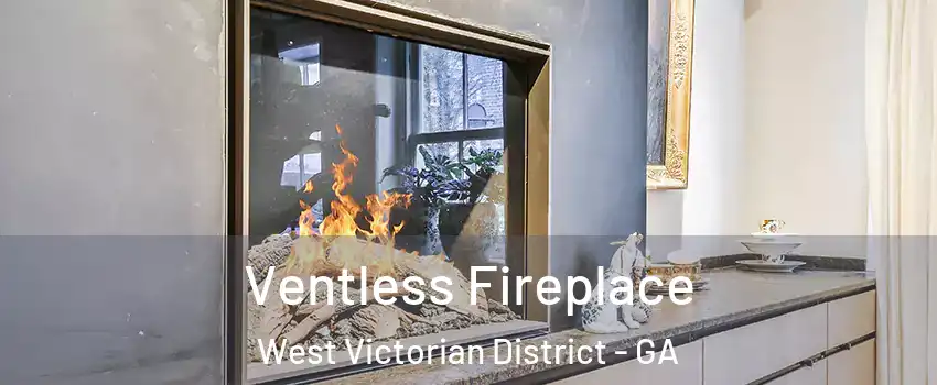 Ventless Fireplace West Victorian District - GA