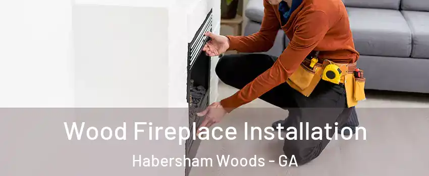 Wood Fireplace Installation Habersham Woods - GA