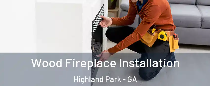 Wood Fireplace Installation Highland Park - GA